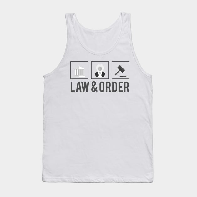 Law & Order Job Sticker Tank Top by Suprise MF